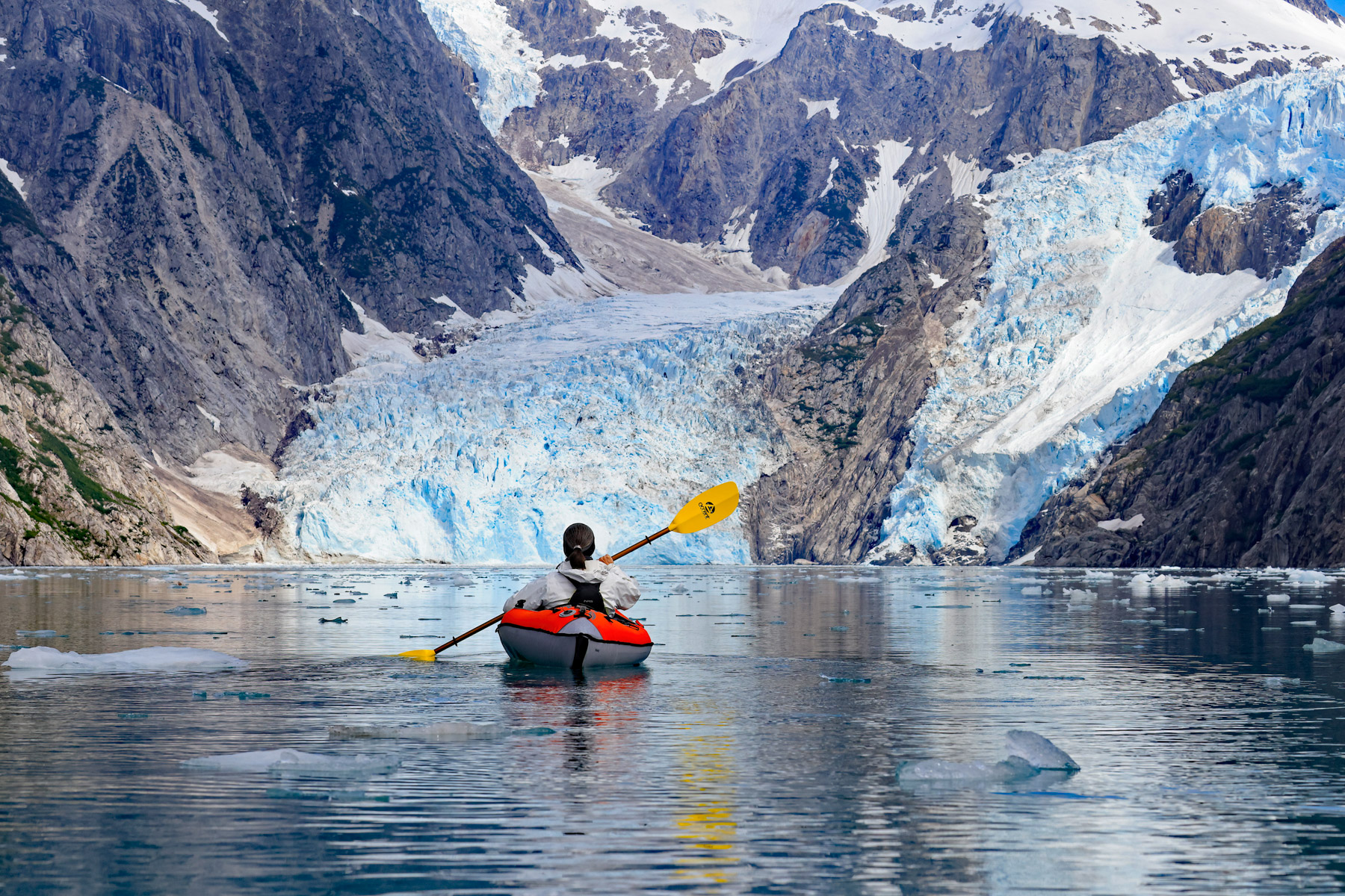 Honorable Mention, Life Outdoors category: Kayaker in Kenai Fjords National Park, AK